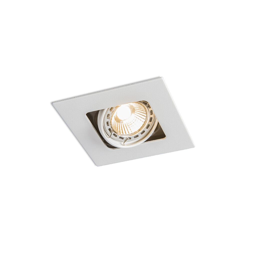 inbouwspots Smart inbouwspot wit incl. WiFi GU10 kantelbaar Artemis Staal Wit De is een tijdloze perfect voor functioneel licht in de keuken of woonkamer. Ook