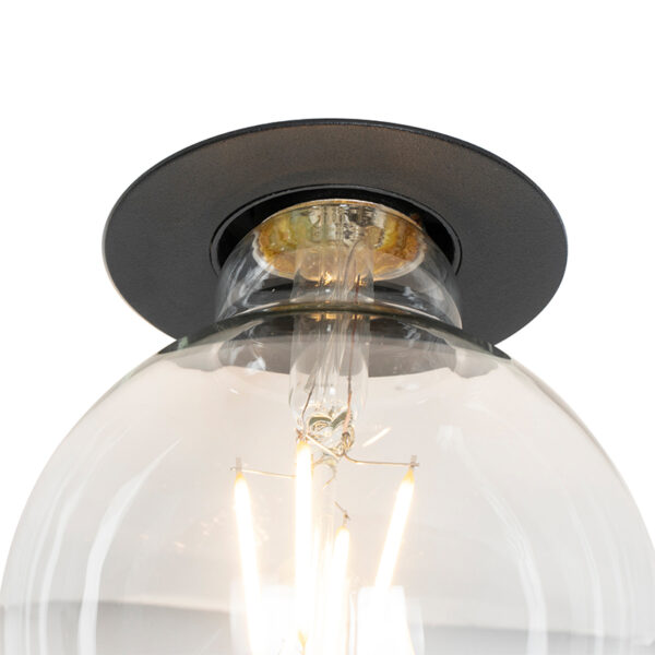 Smart inbouwspot zwart incl. WiFi G95 lichtbron - Insight - Afbeelding 2