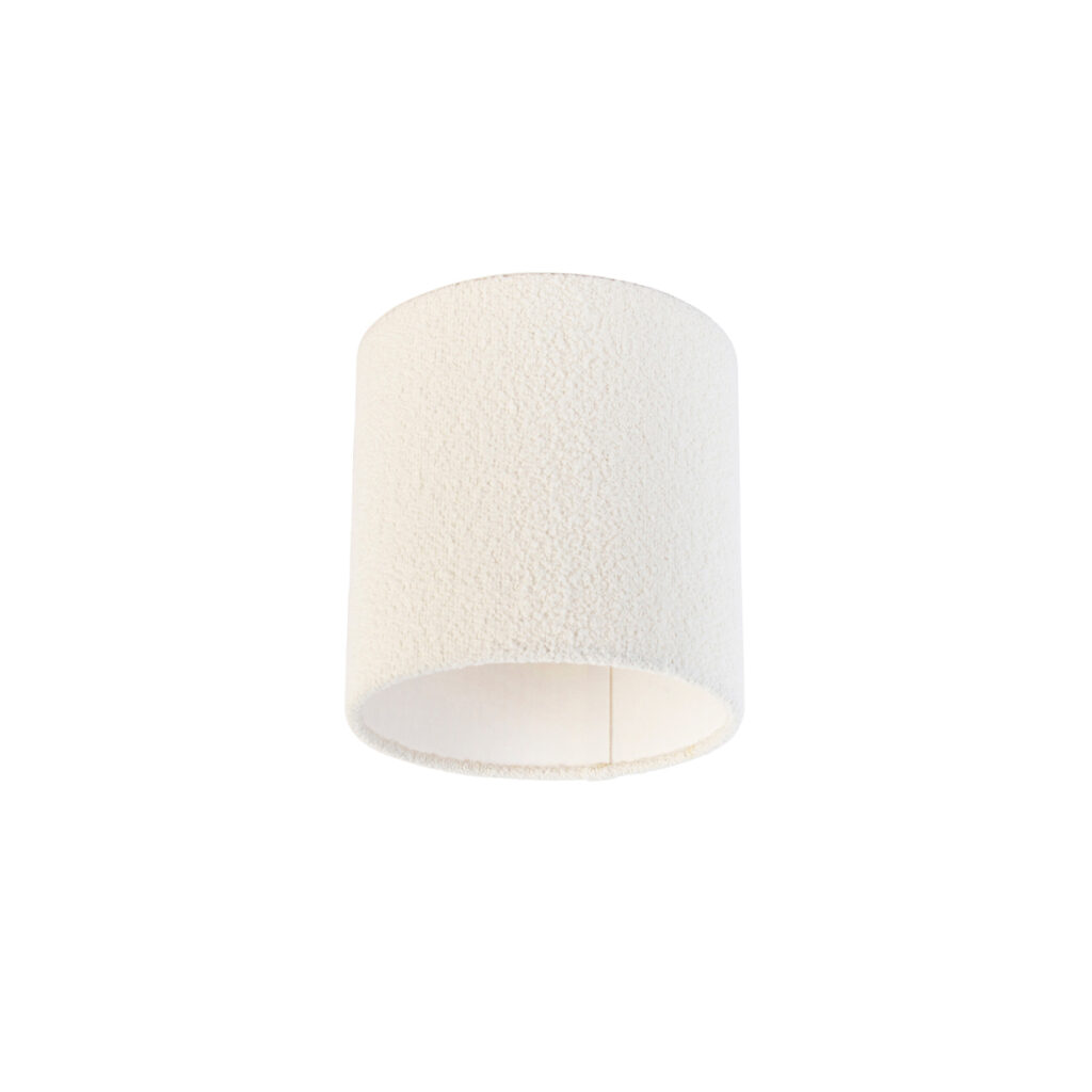 lampenkappen Boucle lampenkap wit Stof Wit Kan jouw interieur wel een neutrale twist Ga dan voor deze witte lampenkap. Hij is gemaakt van boucle stof. Daardoor