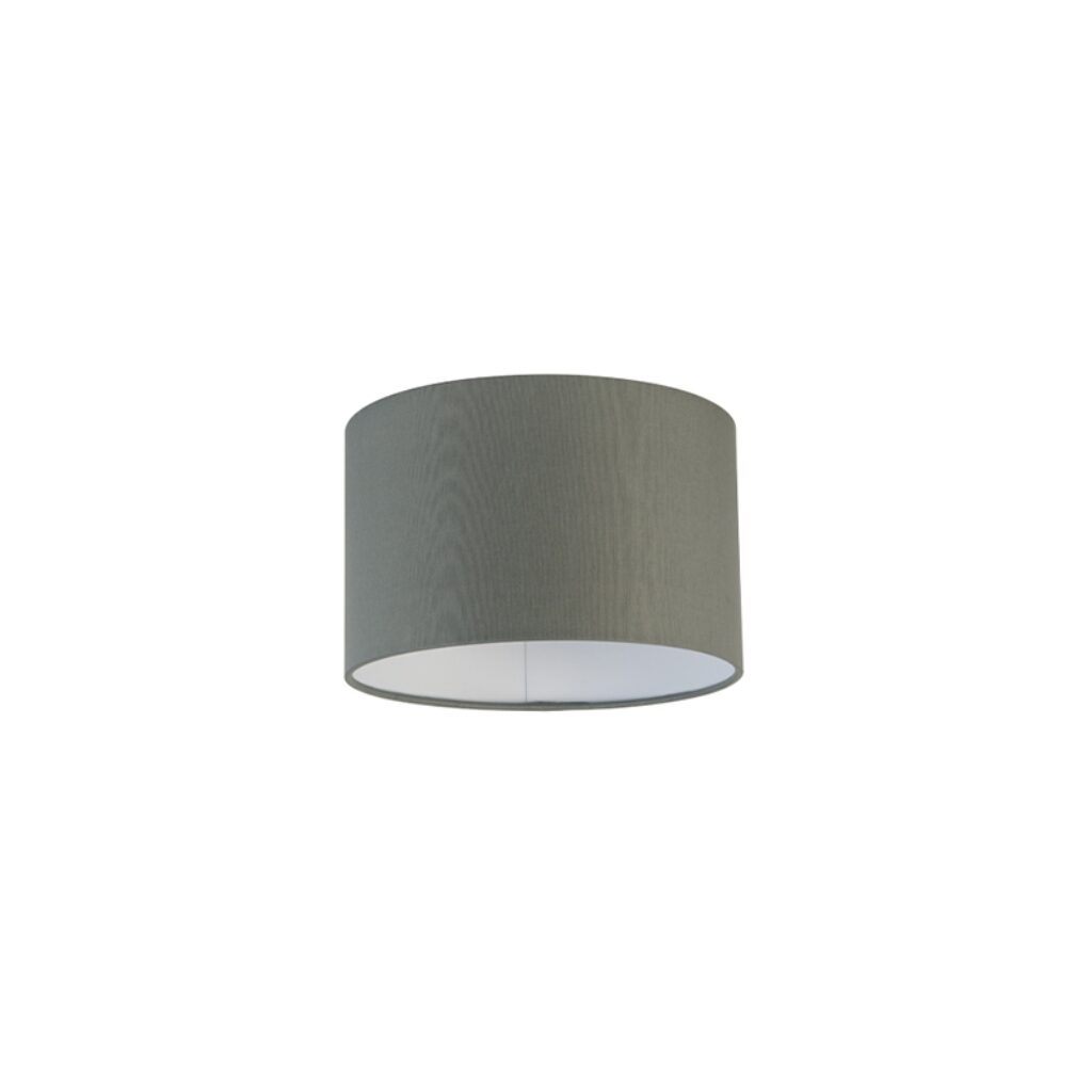 lampenkappen Katoenen hangkap grijs Stof Grijs Zorg voor een gezellige sfeer in huis met deze lampenkap. Afgewerkt stof witte binnenkant. Met lampenkap kan je