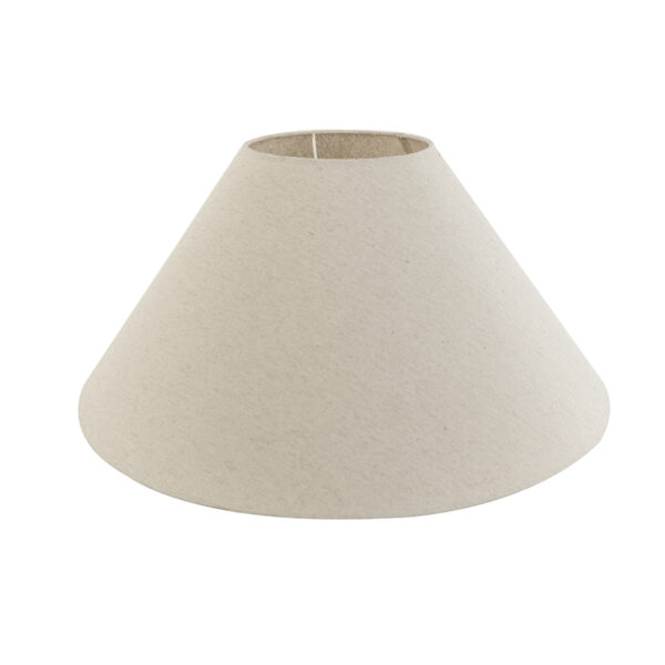 lampenkappen Lampenkap beige Stof Beige Deze grote ronde lampenkap van het merk QAZQA past op een staande of schemerlamp en armaturen met E27 fitting. De is