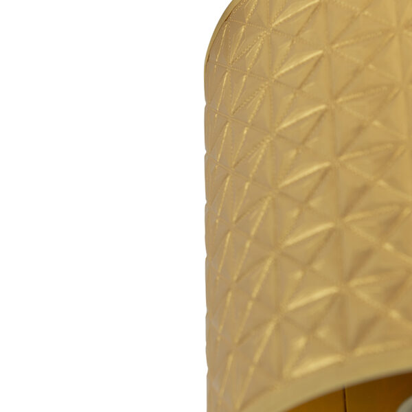 Lampenkap goud 20/20/20 triangle dessin - Afbeelding 2