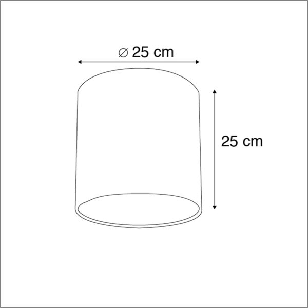 Lampenkap zilver 25/25/25 - Afbeelding 3
