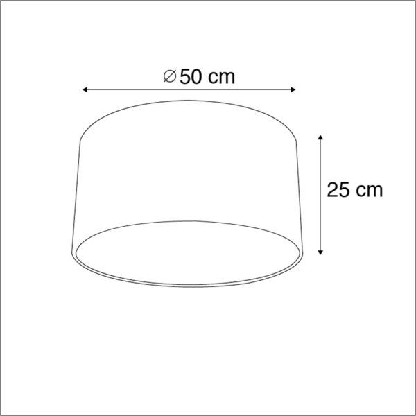 Lampenkap zilver 50/50/25 - Afbeelding 3