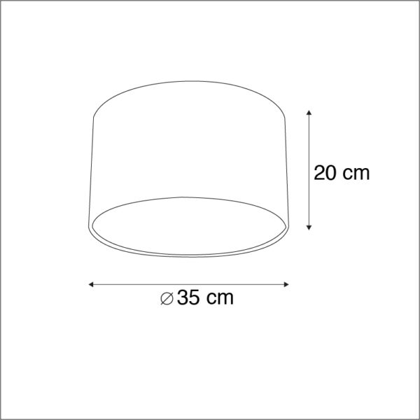 Lampenkap zilver 35/35/20 - Afbeelding 3