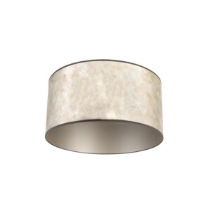 lampenkappen Lampenkap zilver Kunststof Zilver Deze lampenkap is erg stoer dankzij de zilveren kleur met bruine effecten afgewerkt in kap. Dat maakt hem