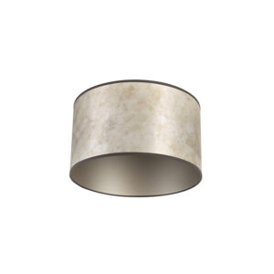 lampenkappen Lampenkap zilver Kunststof Zilver Deze lampenkap is erg stoer dankzij de zilveren kleur met bruine effecten afgewerkt in kap. Dat maakt hem