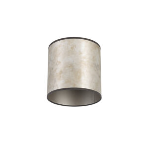 lampenkappen Lampenkap zilver Kunststof Zilver Deze lampenkap is erg stoer dankzij de zilveren kleur met bruine effecten afgewerkt in kap. Dat maakt hem
