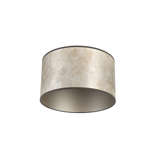 lampenkappen Lampenkap zilver Kunststof Zilver Deze lampenkap is erg stoer dankzij de zilveren kleur met bruine effecten afgewerkt in kap. Dat maakt hem