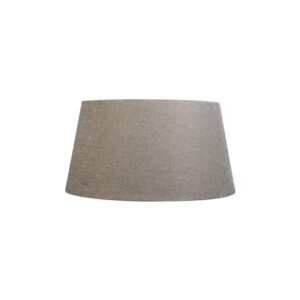 lampenkappen Linnen lampenkap klei Stof Grijs Deze grote ronde van het merk QAZQA past op een staande of tafellamp en armaturen met E27 fitting. De is taps