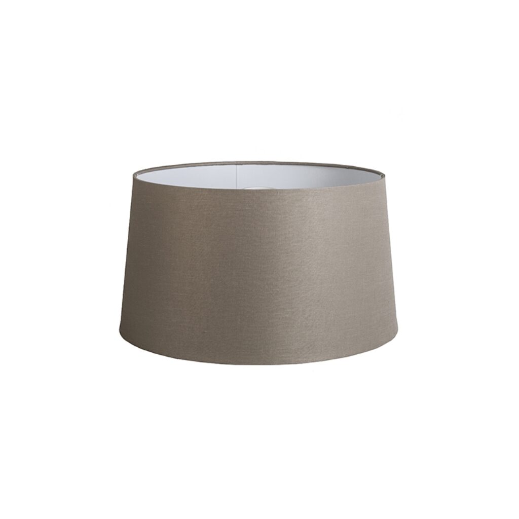 lampenkappen Linnen lampenkap taupe 45 cm Stof Taupe Ben je op zoek naar een tijdloze Deze prachtige kap is voorzien van ingenieus systeem waardoor de armen aan