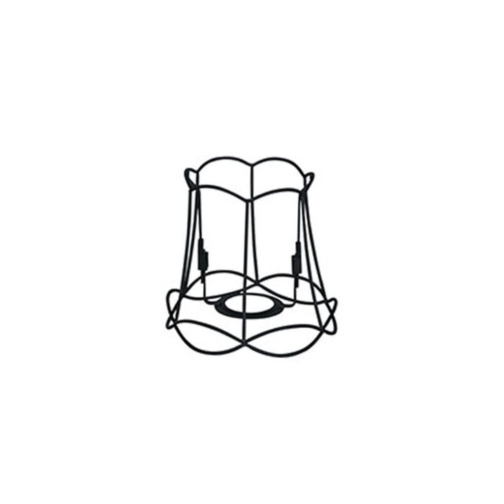 lampenkappen Metalen lampenkap zwart Granny Frame Metaal Zwart Authentiek in een nieuw jasje. Deze prachtige kap heeft het ontwerp van de oude je oma maar dan