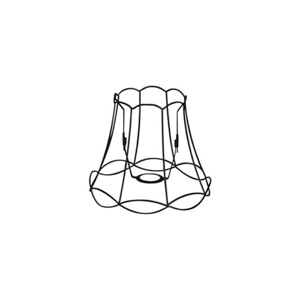 lampenkappen Metalen lampenkap zwart Granny Frame Metaal Zwart Authentiek in een nieuw jasje. Deze prachtige kap heeft het ontwerp van de oude je oma maar dan