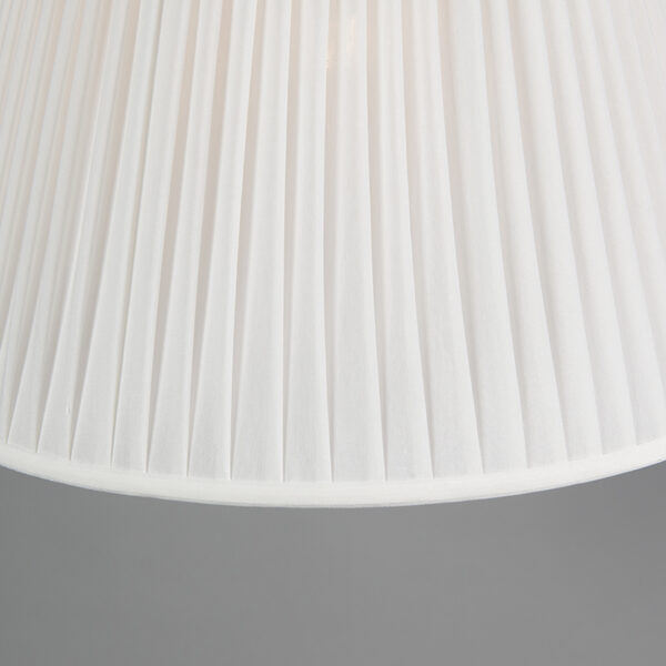 Plisse lampenkap wit 45/30 cm - Afbeelding 2