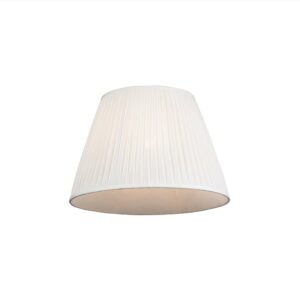 lampenkappen Plisse lampenkap wit cm Stof De kap heeft een klassieke uitstraling door het plooiende stof en laat mooi warm indirect licht wat gezellige sfeer