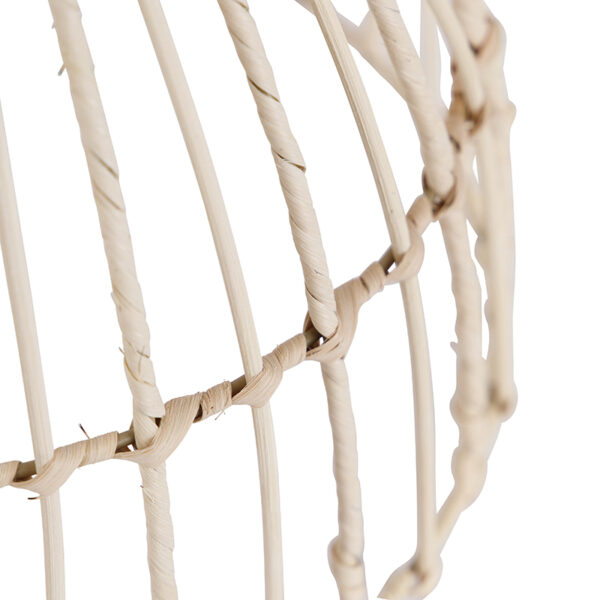 Rotan lampenkap naturel 35/35/25 - Afbeelding 2
