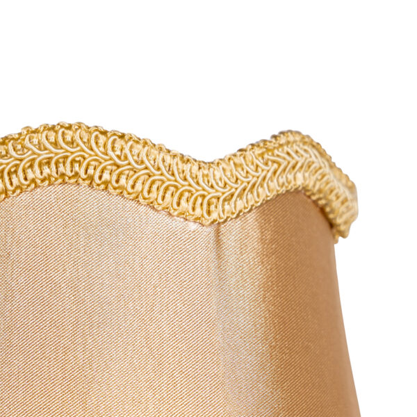 Stoffen klemkap goud 12 cm - Granny - Afbeelding 2