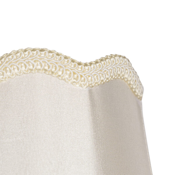 Stoffen klemkap crème 12 cm - Granny - Afbeelding 2