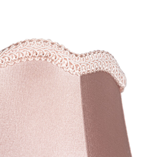 Stoffen klemkap roze 12 cm - Granny - Afbeelding 2