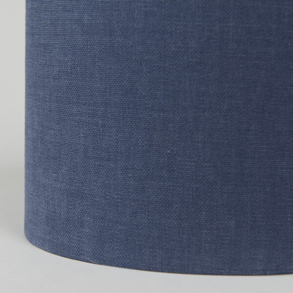 Stoffen lampenkap donkerblauw 20/20/15 - Afbeelding 2