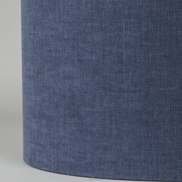 Stoffen lampenkap donkerblauw 35/35/20 - Afbeelding 2
