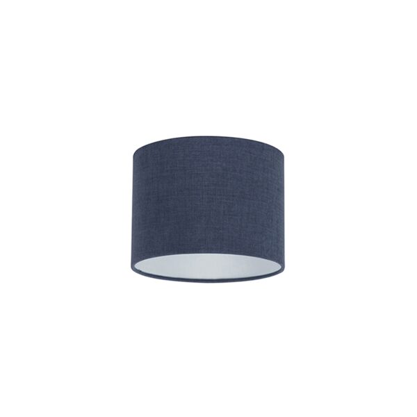 lampenkappen Stoffen lampenkap donkerblauw Stof Blauw Maak je lamp helemaal af met deze donkerblauwe Met kan jouw vloerlamp of hanglamp voorzien van een