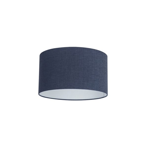 lampenkappen Stoffen lampenkap donkerblauw Stof Blauw Maak je lamp helemaal af met deze donkerblauwe Met kan jouw vloerlamp of hanglamp voorzien van een