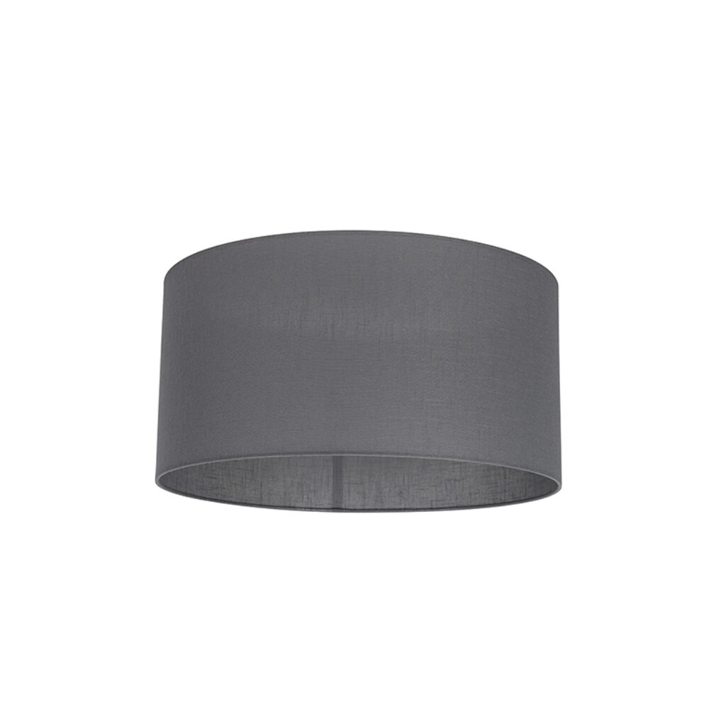 lampenkappen Stoffen lampenkap donkergrijs Stof Donkergrijs Zorg voor een gezellige sfeer in huis met deze donkergrijze lampenkap. Met kan je jouw vloerlamp of