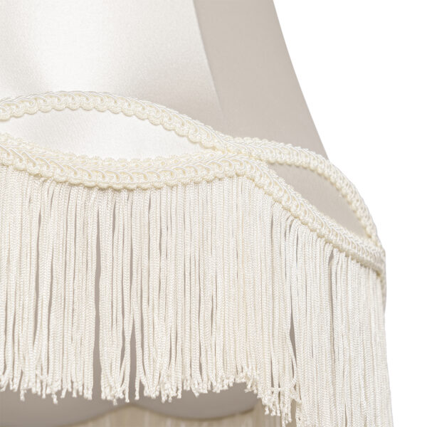 Stoffen lampenkap crème 30 cm - Granny - Afbeelding 2