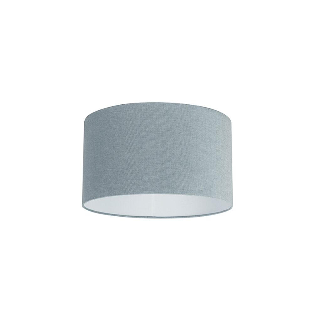 lampenkappen Stoffen lampenkap lichtblauw Stof Turquoise Maak je lamp helemaal af met deze Met kan jouw vloerlamp of hanglamp voorzien van een sfeervol