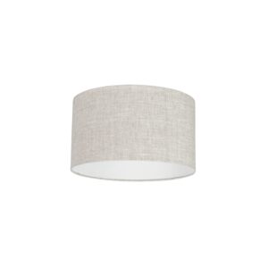 lampenkappen Stoffen lampenkap lichtgrijs Stof Beige Een tijdloze om jouw lamp helemaal af te maken. Afgewerkt in zwart stof met witte binnenkant. Met deze kan