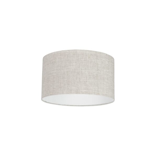 lampenkappen Stoffen lampenkap lichtgrijs Stof Beige Een tijdloze om jouw lamp helemaal af te maken. Afgewerkt in zwart stof met witte binnenkant. Met deze kan