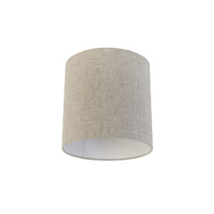 lampenkappen Stoffen lampenkap lichtgrijs Stof Grijs Jouw landelijke interieur maak je pas compleet met een lichtgrijze Deze heeft diameter van 25 cm en hoogte