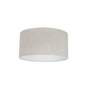 lampenkappen Stoffen lampenkap lichtgrijs Stof Grijs Zorg voor een gezellige sfeer in huis met deze lampenkap. Afgewerkt stof witte binnenkant. Met kan je jouw