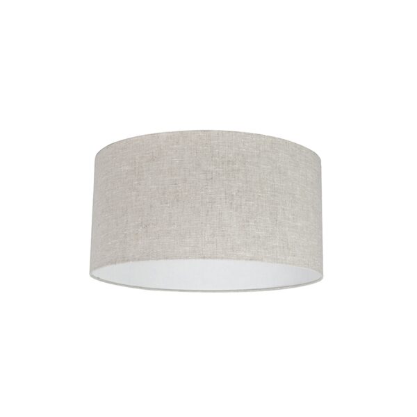 lampenkappen Stoffen lampenkap lichtgrijs Stof Grijs Zorg voor een gezellige sfeer in huis met deze lampenkap. Afgewerkt stof witte binnenkant. Met kan je jouw