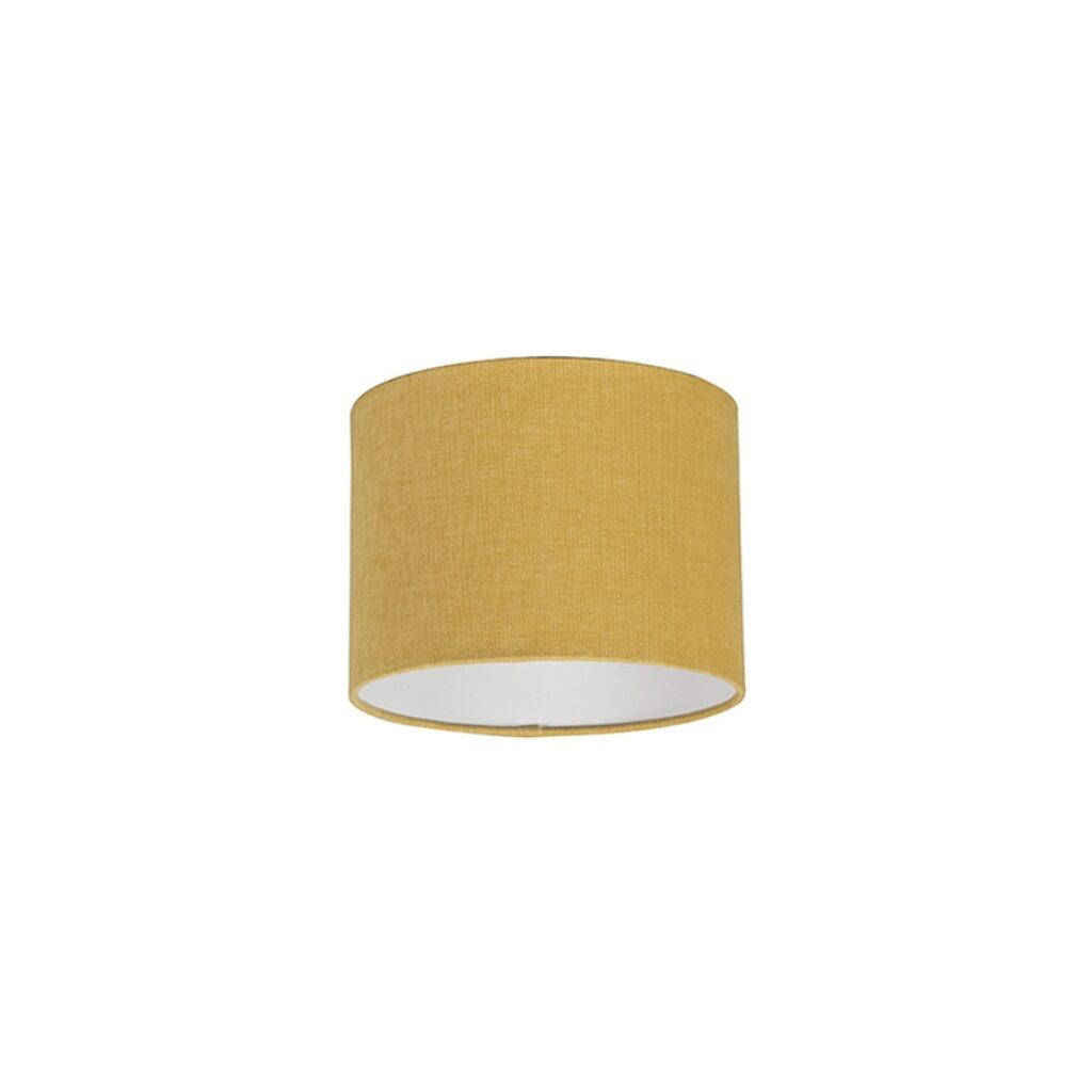 lampenkappen Stoffen lampenkap mais cilinder Stof Geel Bent u op zoek naar een prachtige in de vorm van Dan is deze zeker wat voor Met kun je jouw vloerlamp of