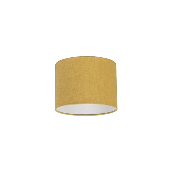 lampenkappen Stoffen lampenkap mais cilinder Stof Geel Bent u op zoek naar een prachtige in de vorm van Dan is deze zeker wat voor Met kun je jouw vloerlamp of