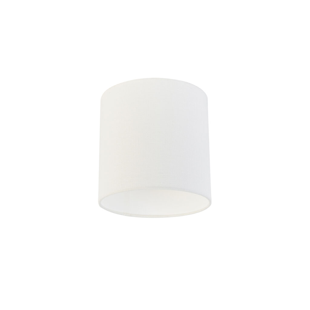 lampenkappen Stoffen lampenkap wit Stof Wit Deze witte heeft een cilinder vorm en is erg tijdloos. Hij gemaakt van stof afgewerkt in het wit. diameter 20 cm