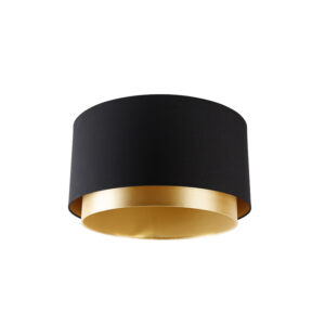 lampenkappen Stoffen lampenkap zwart met gouden binnenkant Stof Zwart Ben je op zoek naar een stijlvolle en moderne Dan is deze stoffen precies wat De binnen