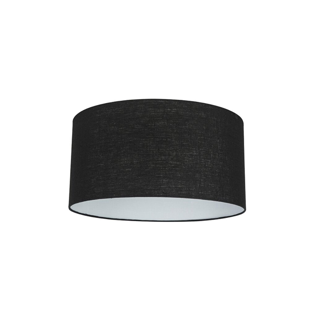 lampenkappen Stoffen lampenkap zwart Stof Zwart Een tijdloze om jouw lamp helemaal af te maken. Afgewerkt in stof met witte binnenkant. Met deze kan je