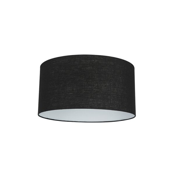 lampenkappen Stoffen lampenkap zwart Stof Zwart Een tijdloze om jouw lamp helemaal af te maken. Afgewerkt in stof met witte binnenkant. Met deze kan je