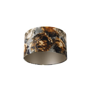 lampenkappen Velours lampenkap bloemen dessin Stof Bloemen print Deze velours is een echte eyecatcher in je interieur. Met deze kun jouw vloerlamp of tafellamp