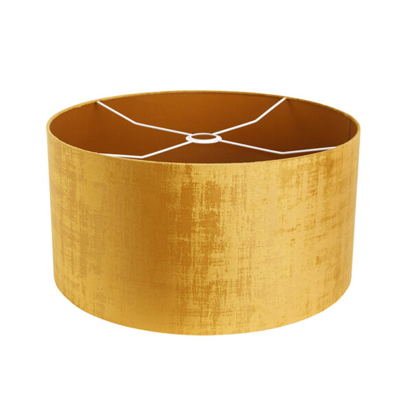 Velours lampenkap goud 50/50/25 - Afbeelding 2