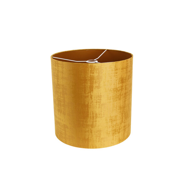 Velours lampenkap goud 40/40/40 - Afbeelding 2