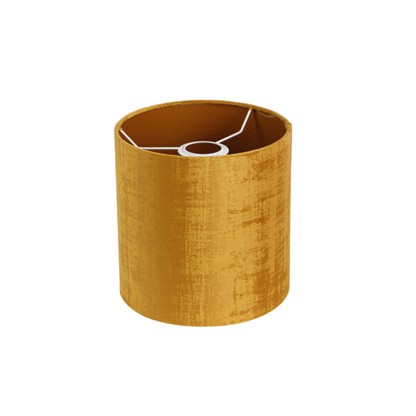 Velours lampenkap goud 20/20/20 - Afbeelding 2