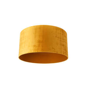 lampenkappen Velours lampenkap goud Stof je eigen stijl met deze oranje in velours. Met kun jouw vloerlamp of hanglamp voorzien van een elegant uiterlijk