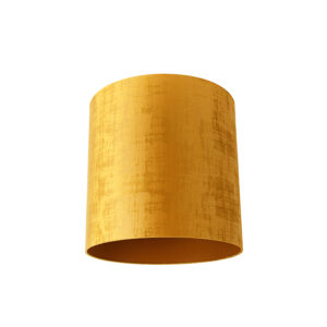 lampenkappen Velours lampenkap goud Stof Kies voor een elegante afgewerkt in met gouden binnenkant. De velours afwerking en kleur zorgen warm effect aan je of