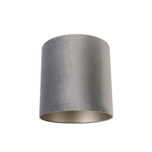 lampenkappen Velours lampenkap grijs Stof Grijs Maak je lamp compleet met deze tijdloze moderne in het en een taupe binnenkant. De heeft velours stoffen