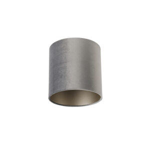 lampenkappen Velours lampenkap grijs Stof Grijs Maak je lamp compleet met deze tijdloze moderne in het en een taupe binnenkant. De heeft velours stoffen