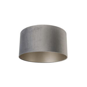 lampenkappen Velours lampenkap grijs Stof Grijs Zorg voor een tijdloze toevoeging aan je tafellamp of vloerlamp met deze velours in het grijs. De heeft stoffen